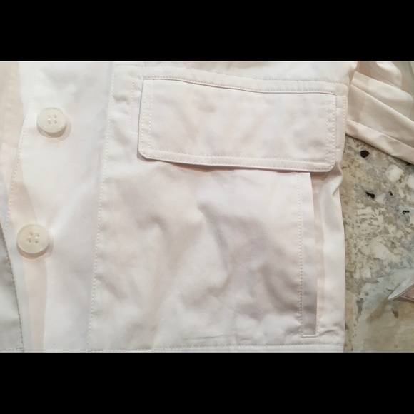 Theory white cotton bomber jacket - Picture 7 of 13